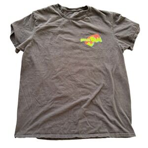 Space Jam Mens T-Shirt Large Charcoal Black Cotton Streetwear Tee